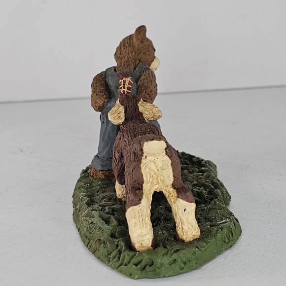 Storybook Collection Carolyn Carpin Bear And Billy Goat Figurine 1984 - Picture 7 of 8